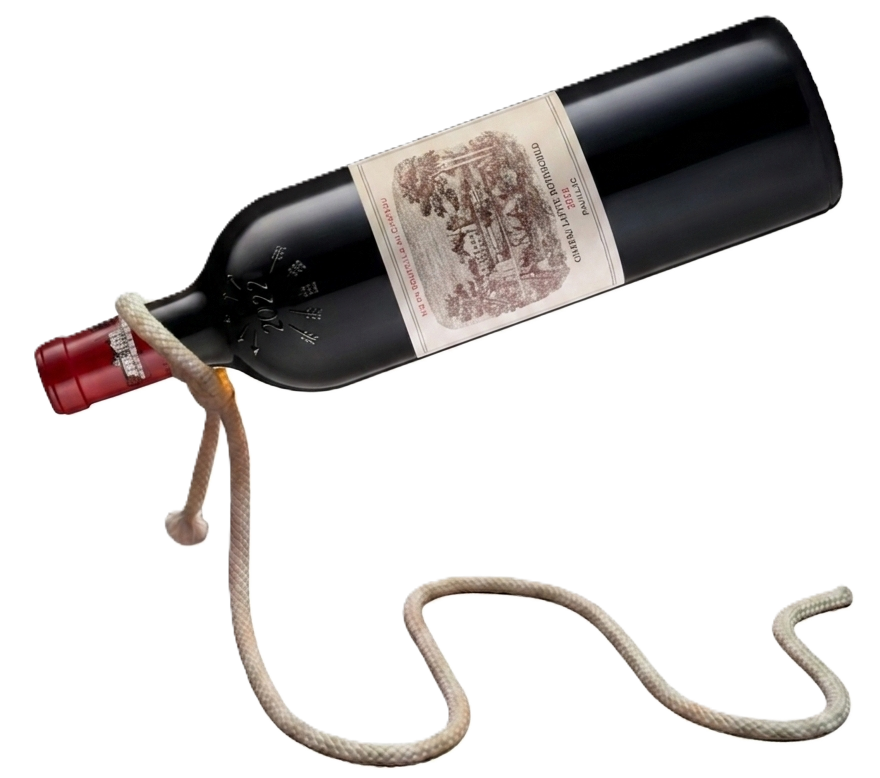 Soporte de Botella de Cordón Blanco